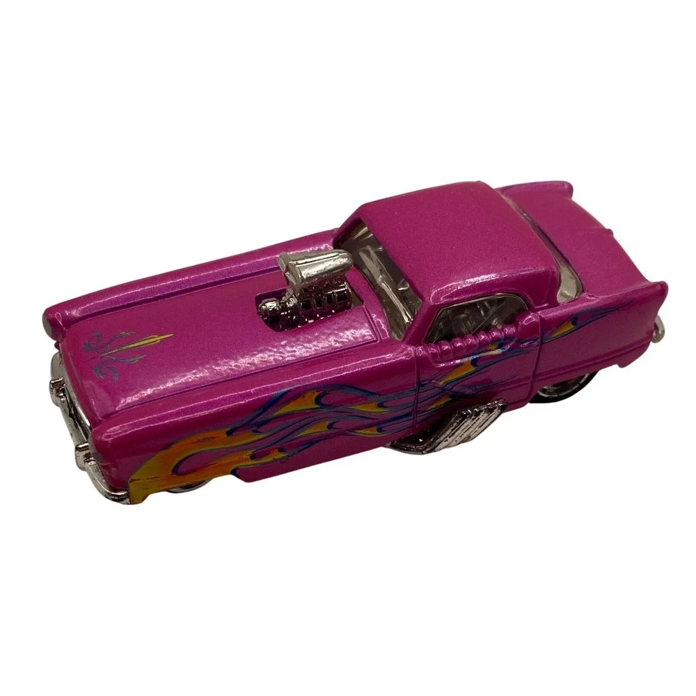 Hot Wheels Metrorail Nash Metropolitan Pink Magenta Flames‎ Classics Series